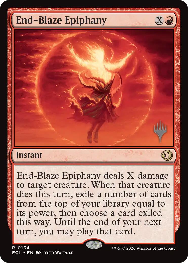 End-Blaze Epiphany [Lorwyn Eclipsed Promos] | Exor Games Truro