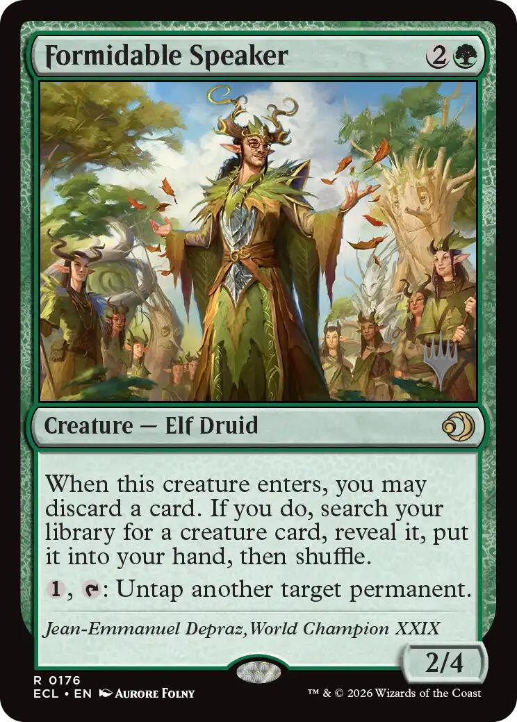 Formidable Speaker [Lorwyn Eclipsed Promos] | Exor Games Truro