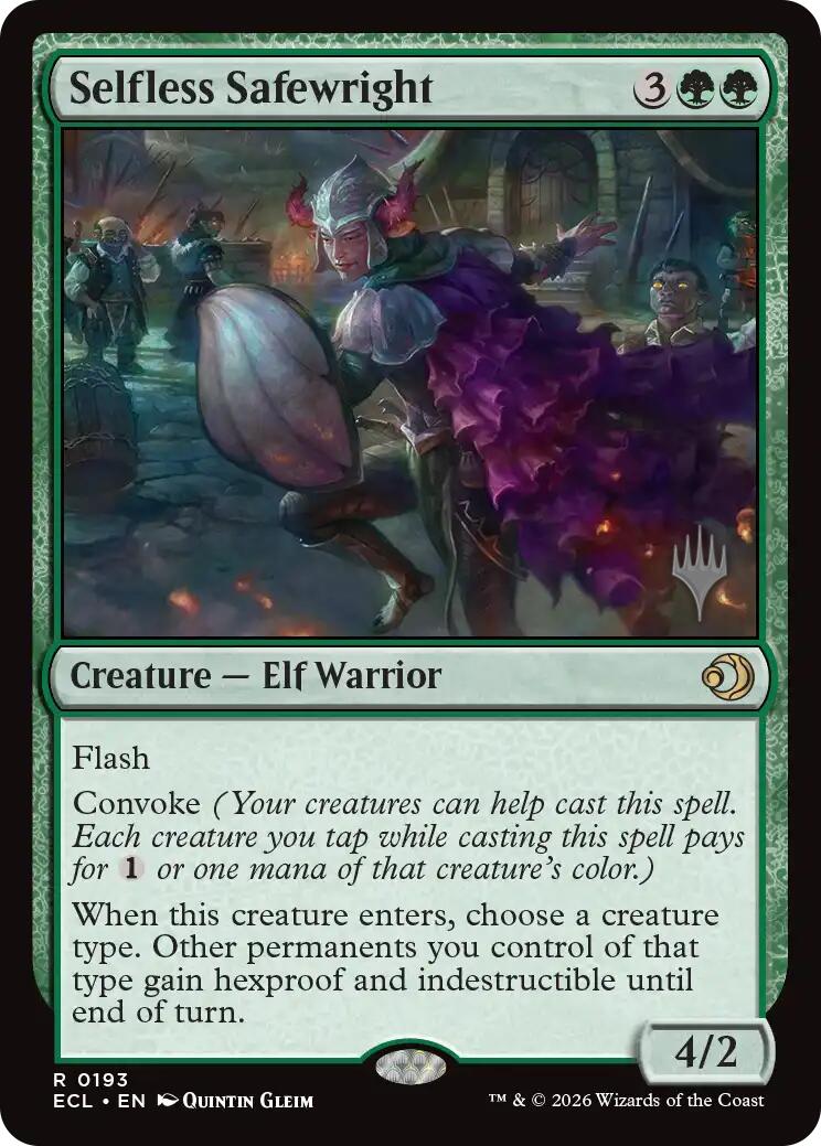 Selfless Safewright [Lorwyn Eclipsed Promos] | Exor Games Truro