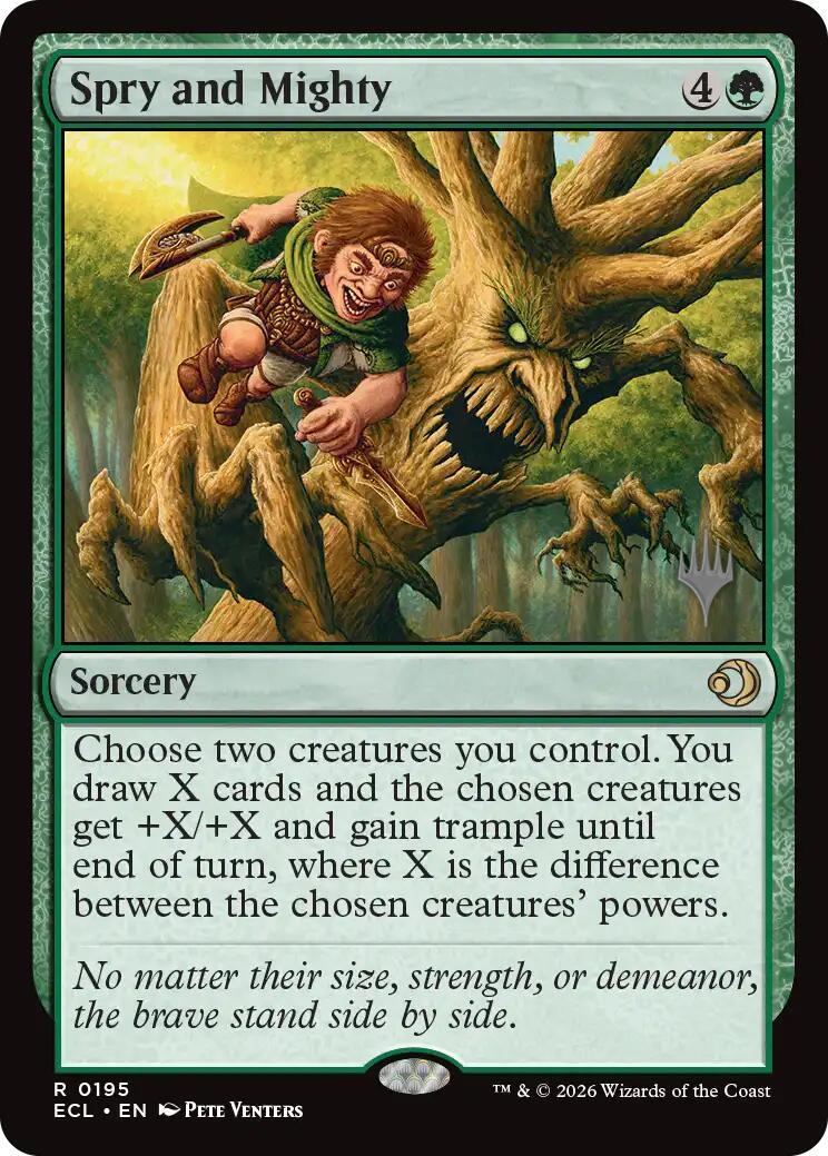 Spry and Mighty [Lorwyn Eclipsed Promos] | Exor Games Truro