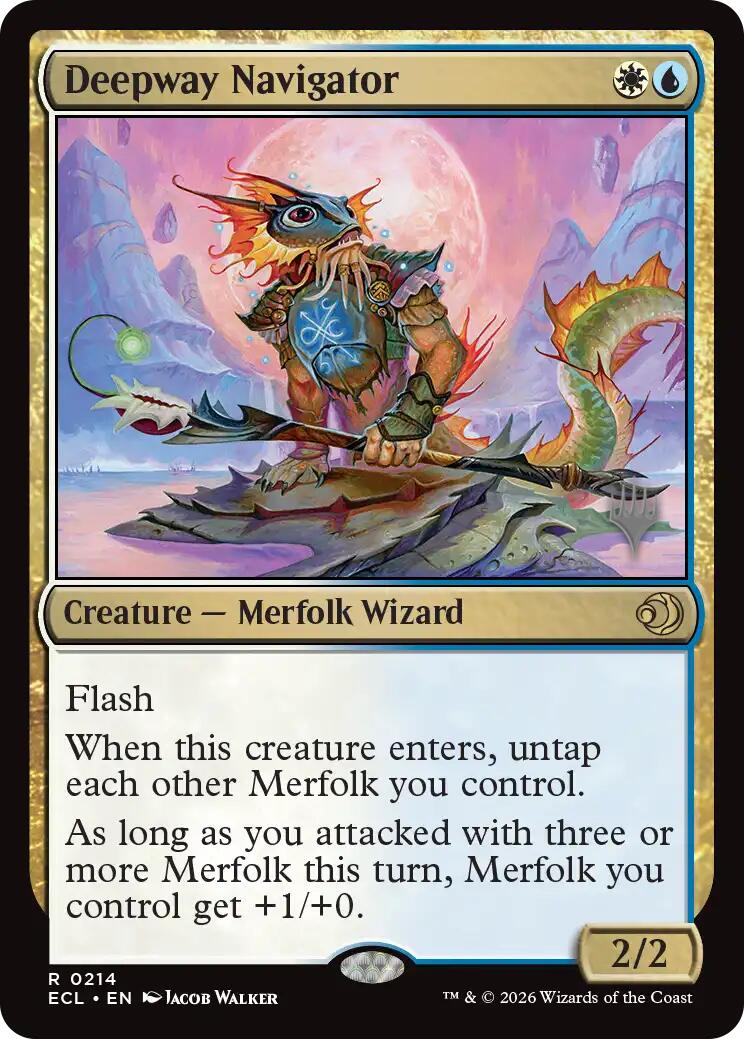 Deepway Navigator [Lorwyn Eclipsed Promos] | Exor Games Truro