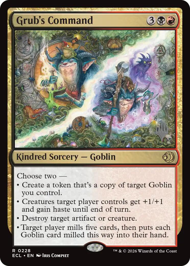 Grub's Command [Lorwyn Eclipsed Promos] | Exor Games Truro