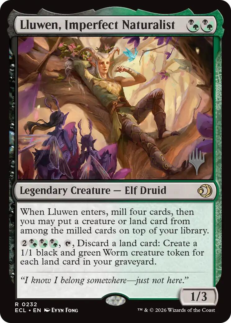 Lluwen, Imperfect Naturalist [Lorwyn Eclipsed Promos] | Exor Games Truro