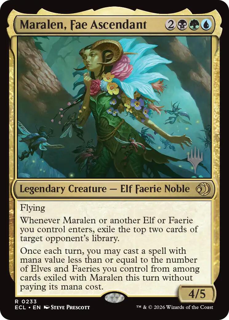 Maralen, Fae Ascendant [Lorwyn Eclipsed Promos] | Exor Games Truro