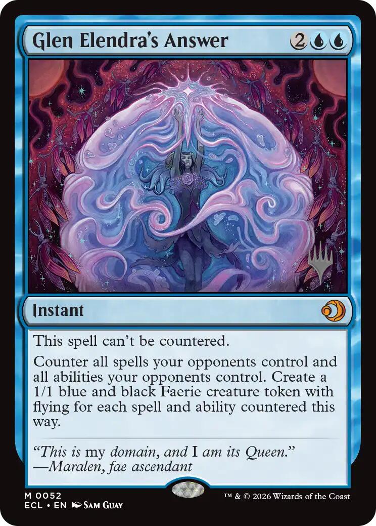 Glen Elendra's Answer [Lorwyn Eclipsed Promos] | Exor Games Truro