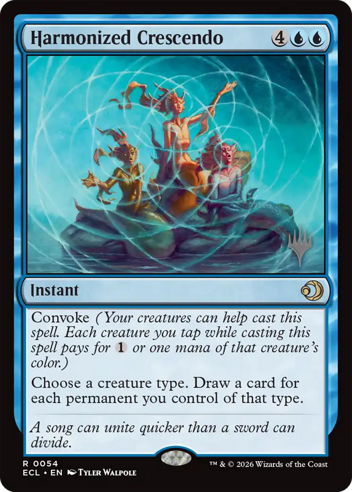 Harmonized Crescendo [Lorwyn Eclipsed Promos] | Exor Games Truro