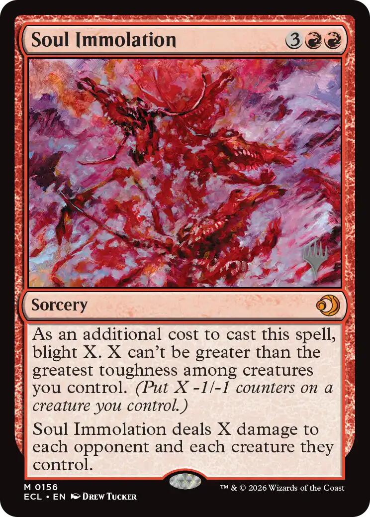 Soul Immolation [Lorwyn Eclipsed Promos] | Exor Games Truro