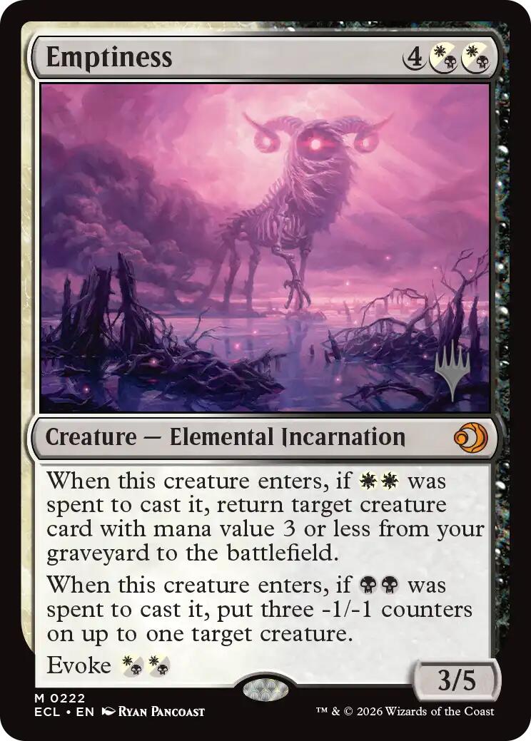 Emptiness [Lorwyn Eclipsed Promos] | Exor Games Truro