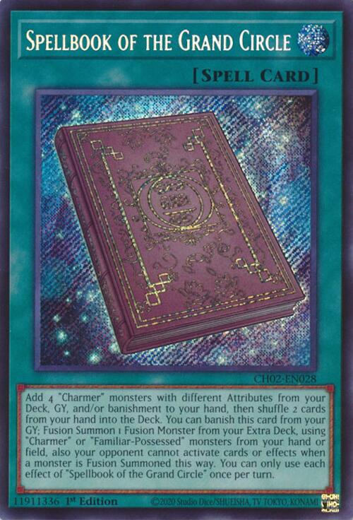 Spellbook of the Grand Circle [CH02-EN028] Secret Rare | Exor Games Truro
