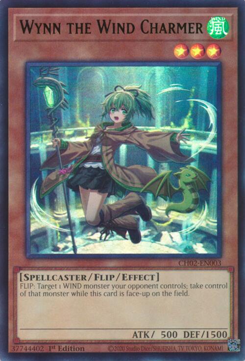 Wynn the Wind Charmer (Ultra Rare) [CH02-EN003] Ultra Rare | Exor Games Truro