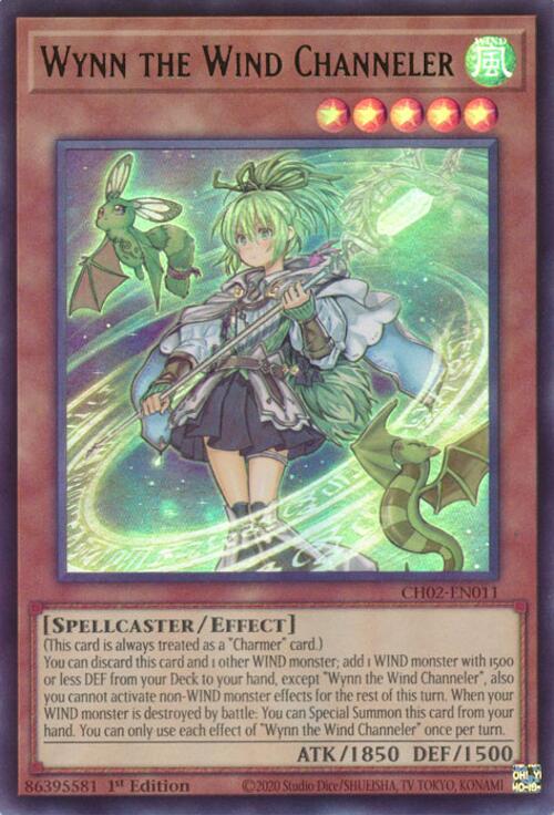 Wynn the Wind Channeler [CH02-EN011] Ultra Rare | Exor Games Truro