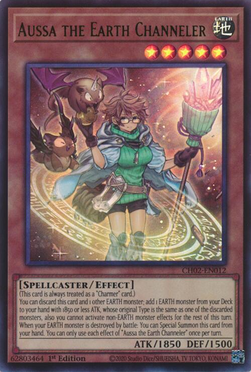 Aussa the Earth Channeler [CH02-EN012] Ultra Rare | Exor Games Truro