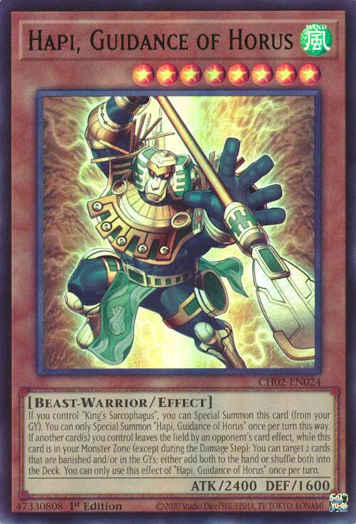 Hapi, Guidance of Horus [CH02-EN024] Ultra Rare | Exor Games Truro