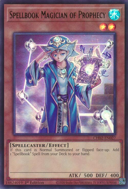 Spellbook Magician of Prophecy [CH02-EN027] Ultra Rare | Exor Games Truro