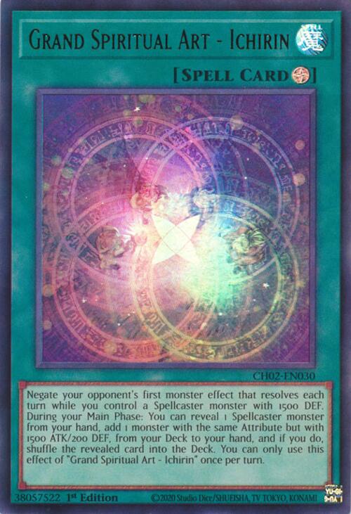Grand Spiritual Art - Ichirin [CH02-EN030] Ultra Rare | Exor Games Truro