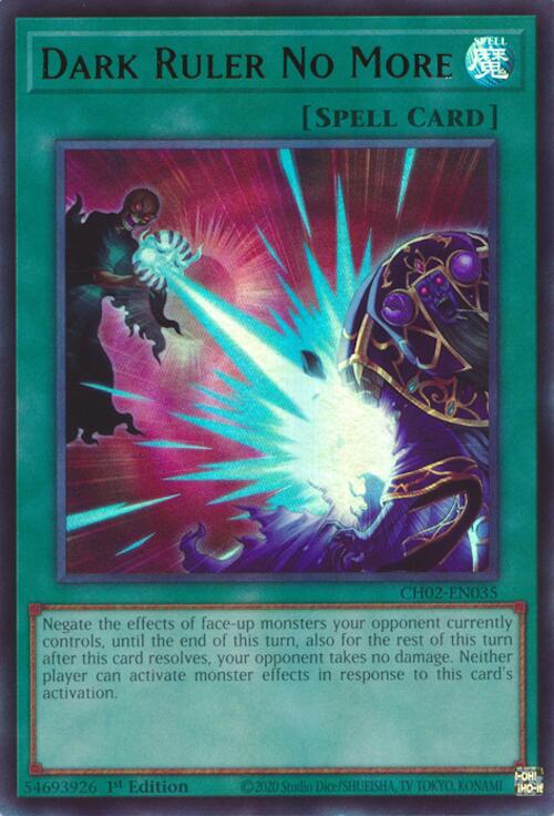 Dark Ruler No More [CH02-EN035] Ultra Rare | Exor Games Truro