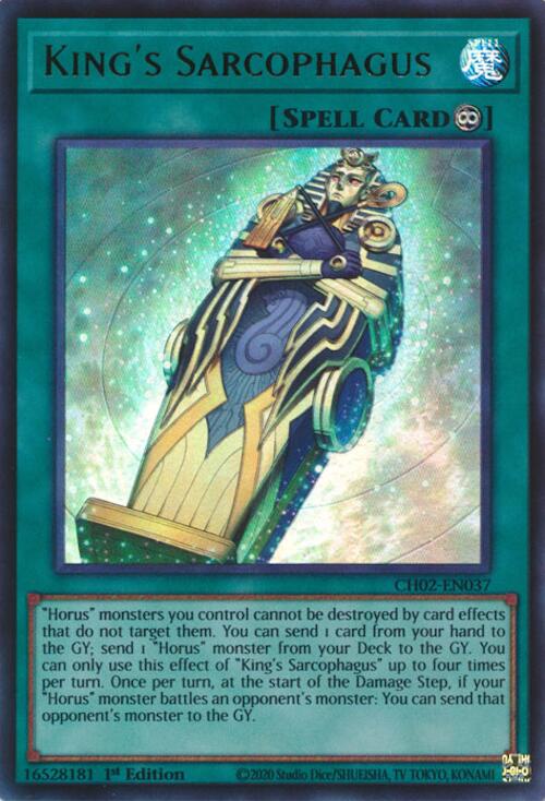 King's Sarcophagus [CH02-EN037] Ultra Rare | Exor Games Truro
