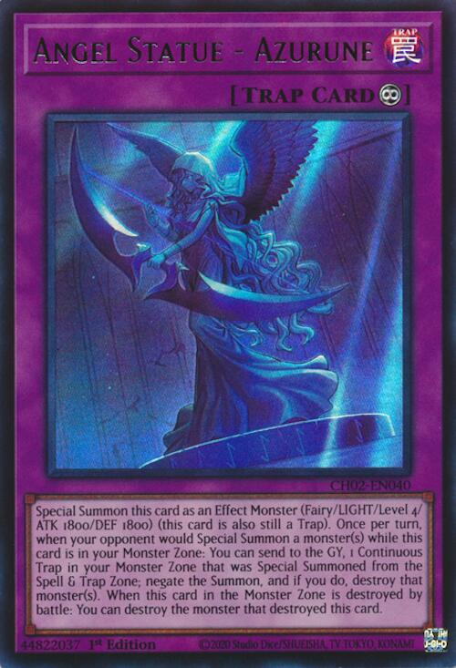 Angel Statue - Azurune [CH02-EN040] Ultra Rare | Exor Games Truro