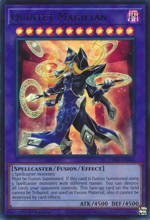 Quintet Magician [CH02-EN046] Ultra Rare | Exor Games Truro