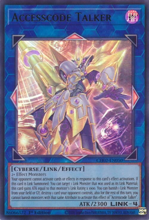 Accesscode Talker [CH02-EN050] Ultra Rare | Exor Games Truro