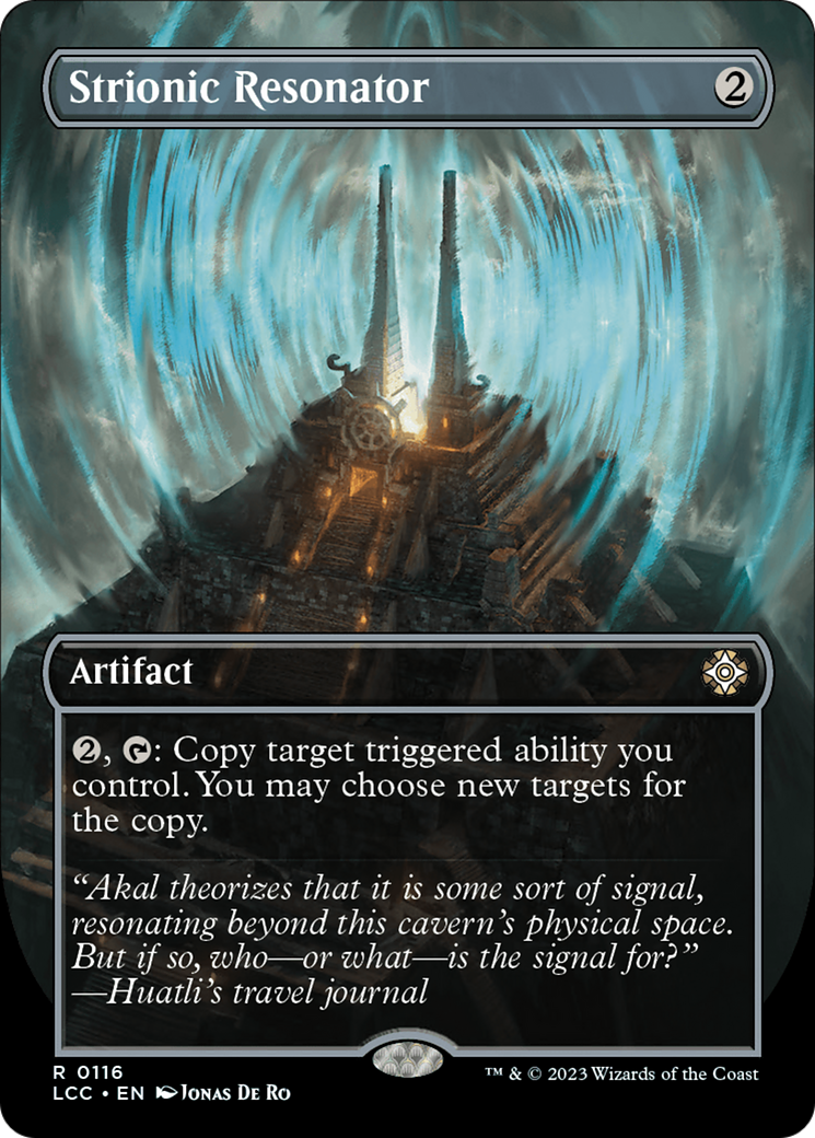Strionic Resonator (Borderless) [The Lost Caverns of Ixalan Commander] | Exor Games Truro