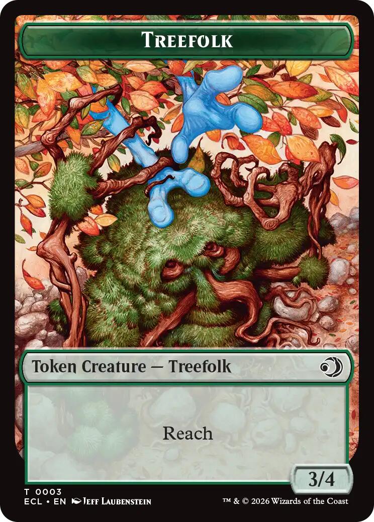 Treefolk // Goblin Double-Sided Token [Lorwyn Eclipsed Tokens] | Exor Games Truro