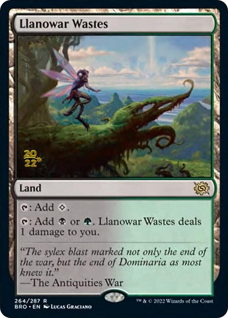 Llanowar Wastes [The Brothers' War Prerelease Promos] | Exor Games Truro