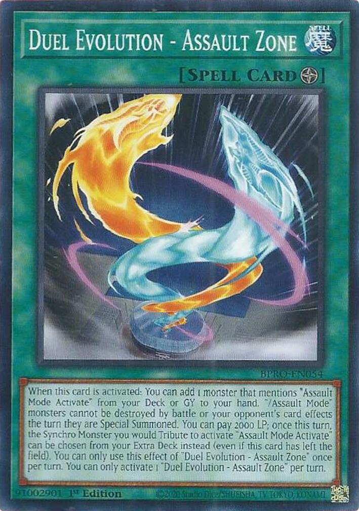 Duel Evolution - Assault Zone [BPRO-EN054] Common | Exor Games Truro