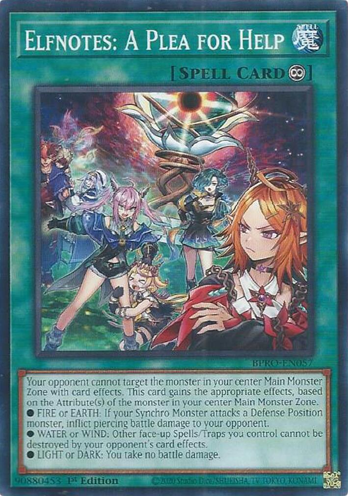 Elfnotes: A Plea for Help [BPRO-EN057] Common | Exor Games Truro