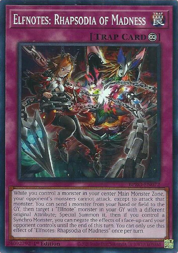 Elfnotes: Rhapsodia of Madness [BPRO-EN072] Common | Exor Games Truro