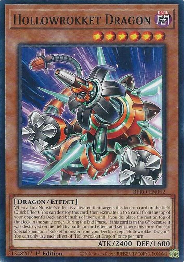 Hollowrokket Dragon [BPRO-EN002] Common | Exor Games Truro