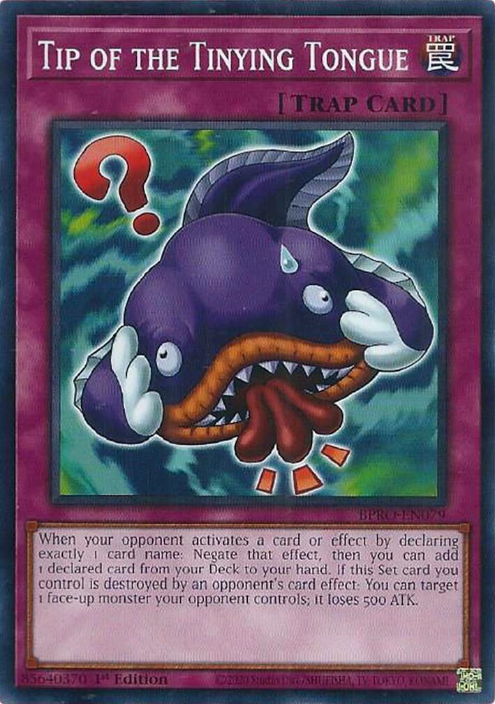 Tip of the Tinying Tongue [BPRO-EN079] Common | Exor Games Truro