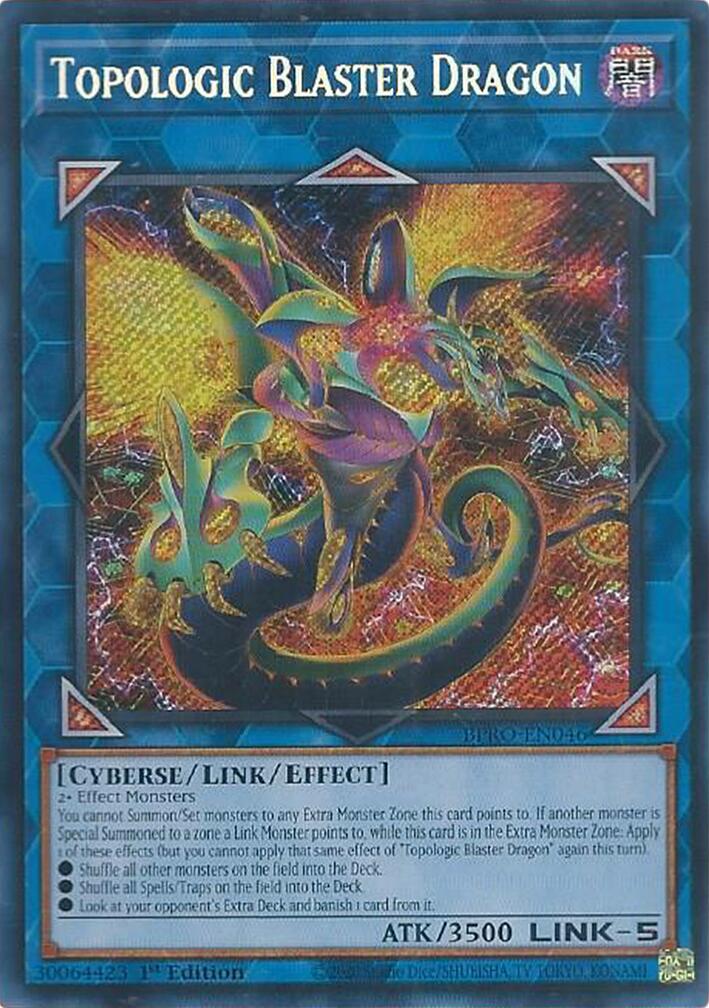 Topologic Blaster Dragon [BPRO-EN046] Secret Rare | Exor Games Truro