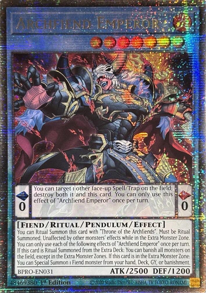 Archfiend Emperor (Starlight Rare) [BPRO-EN031] Starlight Rare | Exor Games Truro