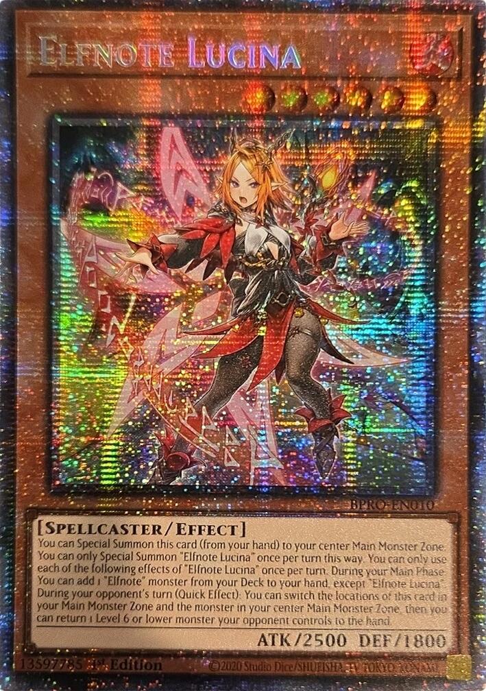 Elfnote Lucina (Starlight Rare) [BPRO-EN010] Starlight Rare | Exor Games Truro