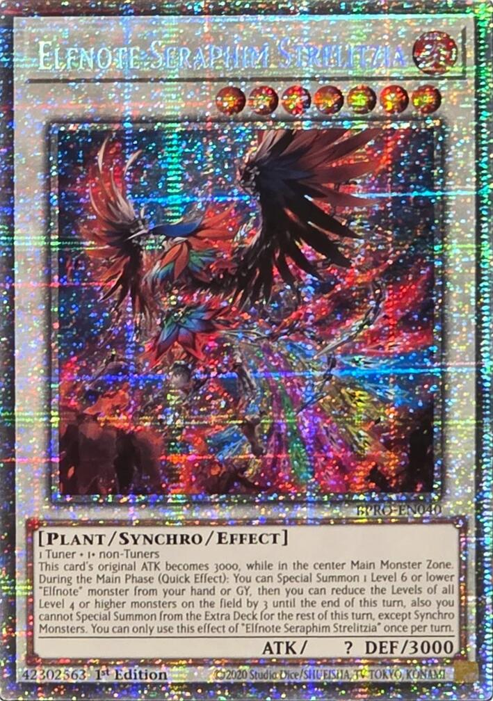Elfnote Seraphim Strelitzia (Starlight Rare) [BPRO-EN040] Starlight Rare | Exor Games Truro