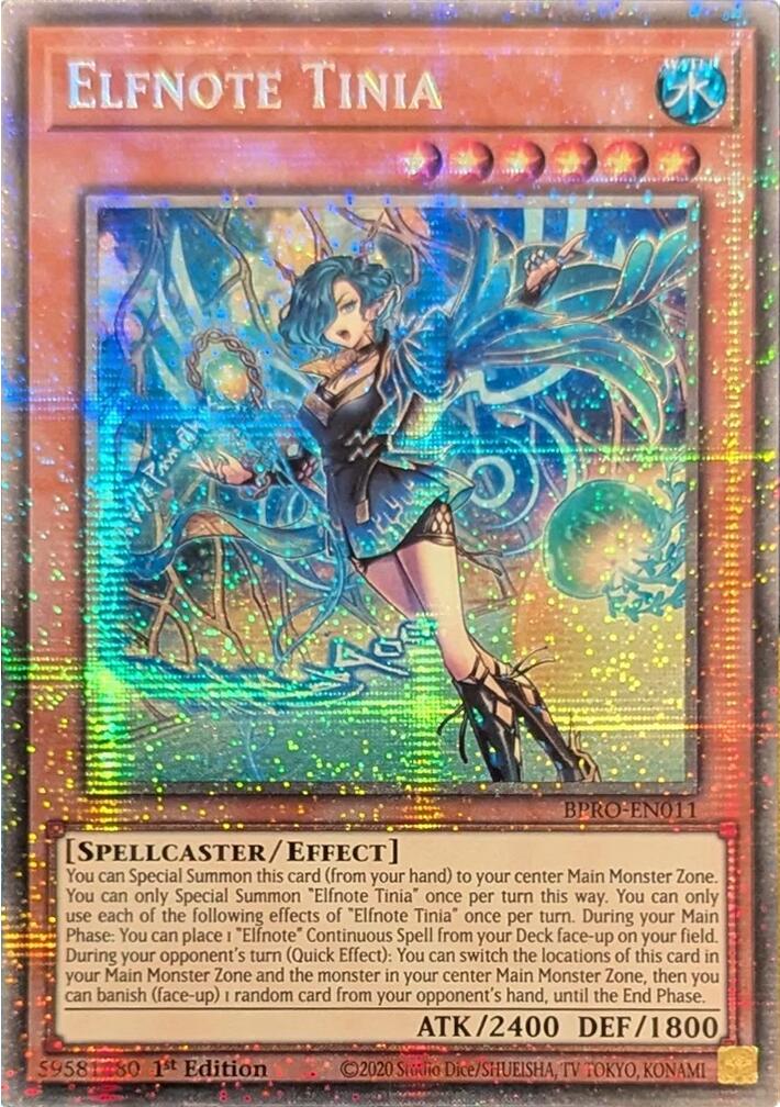 Elfnote Tinia (Starlight Rare) [BPRO-EN011] Starlight Rare | Exor Games Truro