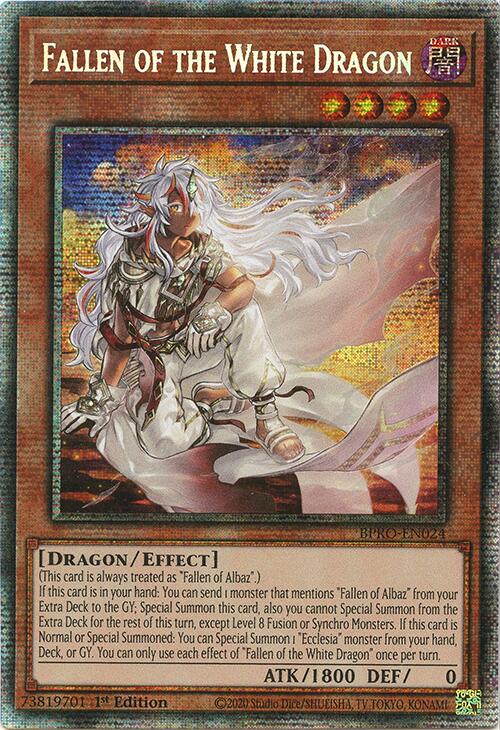 Fallen of the White Dragon (Starlight Rare) [BPRO-EN024] Starlight Rare | Exor Games Truro