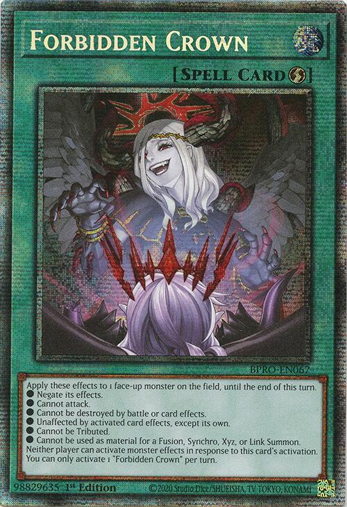 Forbidden Crown (Starlight Rare) [BPRO-EN067] Starlight Rare | Exor Games Truro