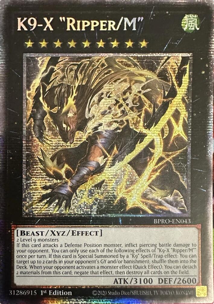 K9-X "Ripper/M" (Starlight Rare) [BPRO-EN043] Starlight Rare | Exor Games Truro