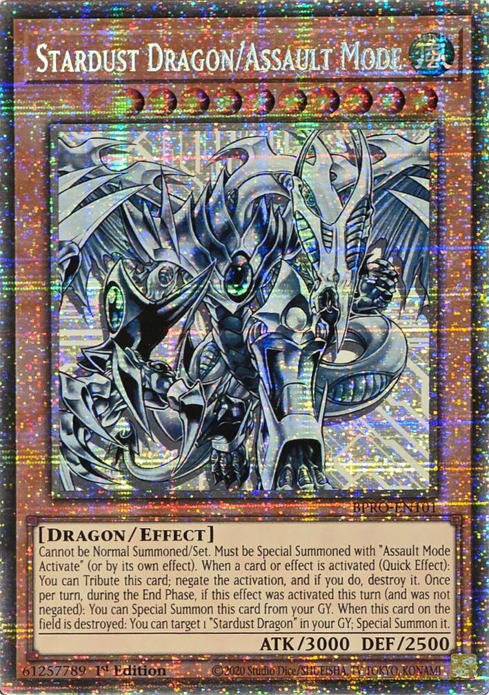 Stardust Dragon/Assault Mode [BPRO-EN101] Starlight Rare | Exor Games Truro