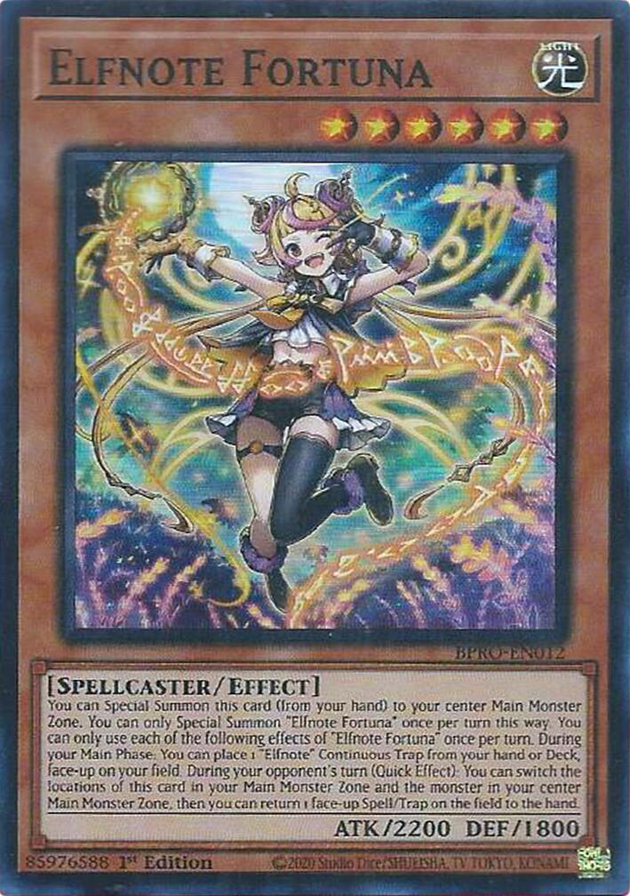 Elfnote Fortuna [BPRO-EN012] Super Rare | Exor Games Truro