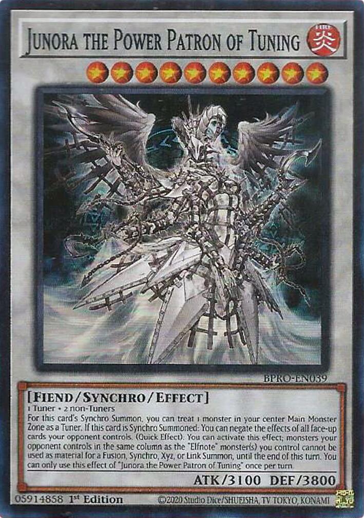 Junora the Power Patron of Tuning [BPRO-EN039] Super Rare | Exor Games Truro