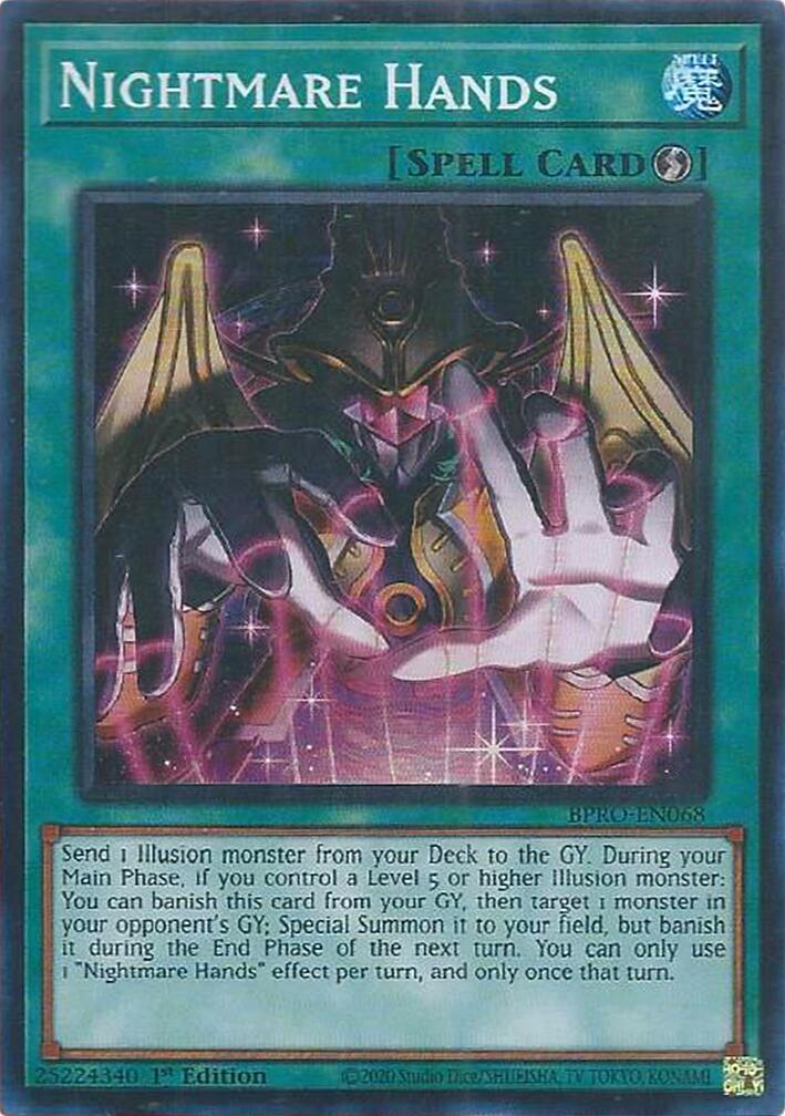 Nightmare Hands [BPRO-EN068] Super Rare | Exor Games Truro