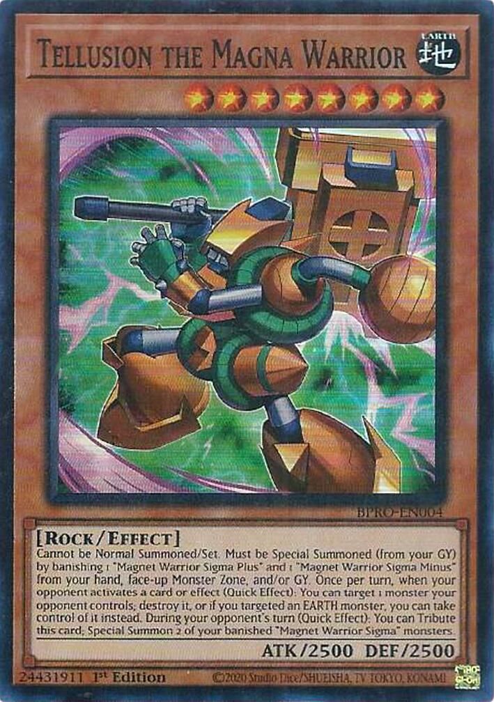 Tellusrion the Magna Warrior [BPRO-EN004] Super Rare | Exor Games Truro