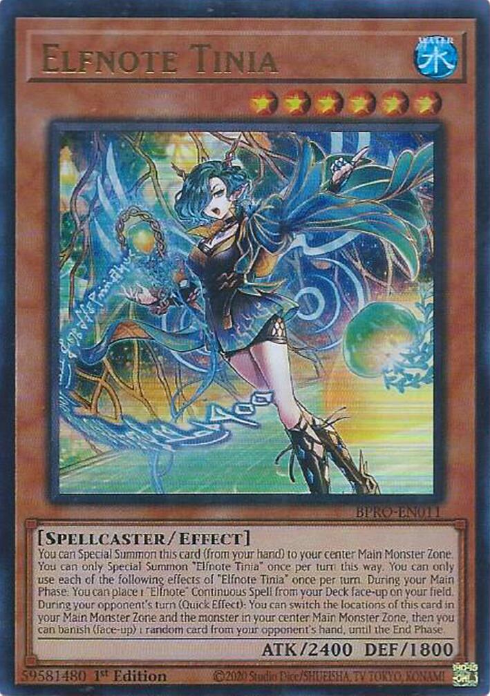 Elfnote Tinia [BPRO-EN011] Ultra Rare | Exor Games Truro