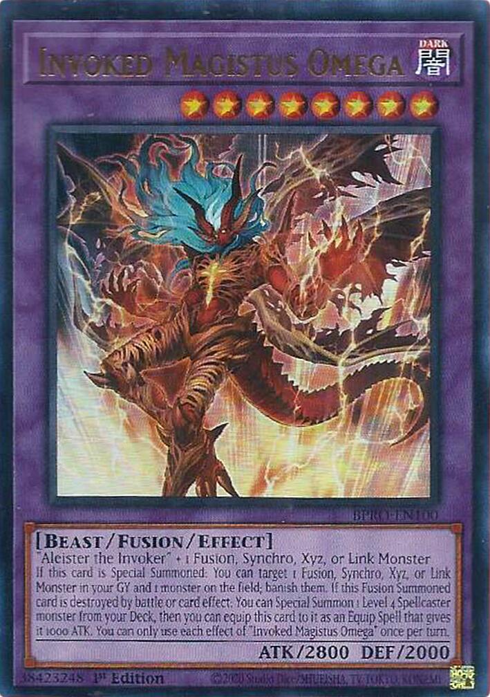 Invoked Magistus Omega [BPRO-EN100] Ultra Rare | Exor Games Truro