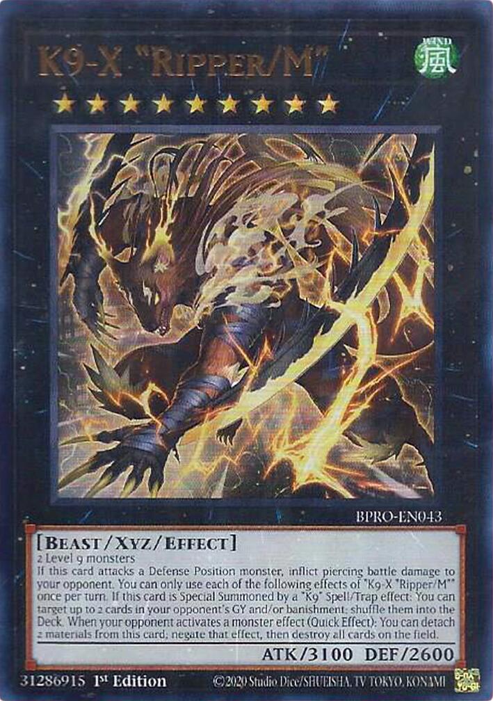 K9-X "Ripper/M" [BPRO-EN043] Ultra Rare | Exor Games Truro