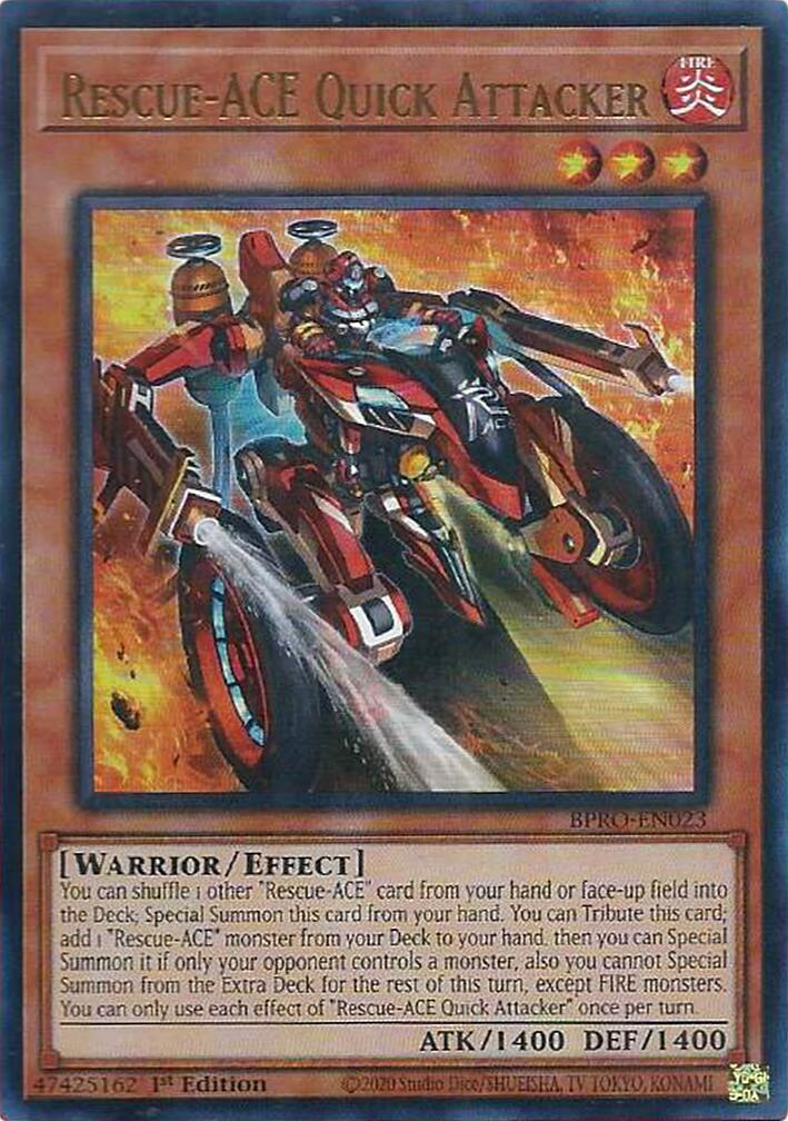 Rescue-ACE Quick Attacker [BPRO-EN023] Ultra Rare | Exor Games Truro