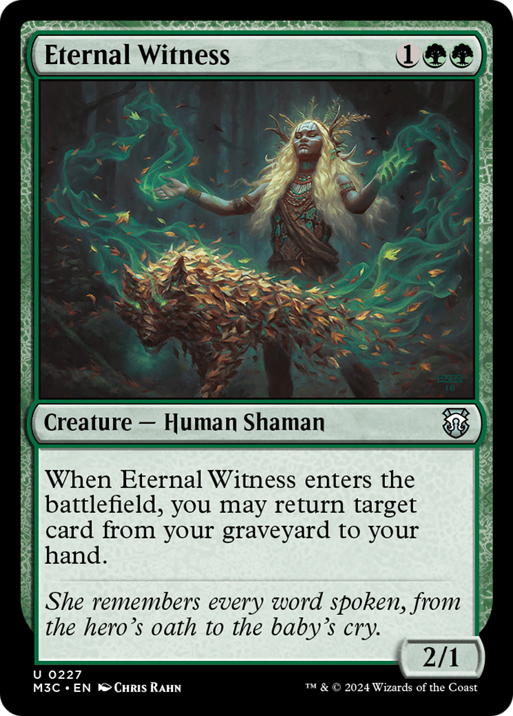 Eternal Witness (Ripple Foil) [Modern Horizons 3 Commander] | Exor Games Truro